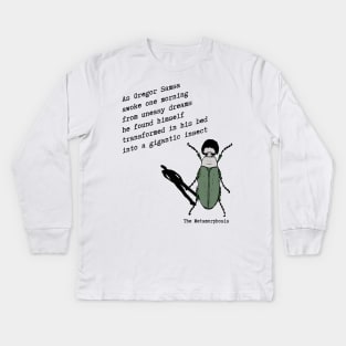 Franz Kafka The Metamorphosis Quote Kids Long Sleeve T-Shirt